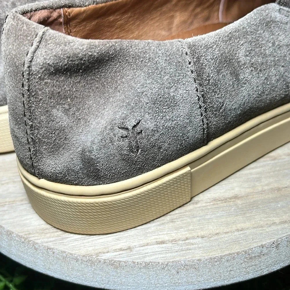 Frye Gemma Cap Suede Loafer 8 Fall Casual Leather Brown Tan Minimalist‎
